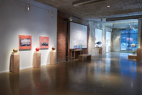 Installation view of "Loving After Lifetimes of All This" at the Center for Craft, Creativity & Design in Asheville, North Carolina. (All photos: Steve Mann)