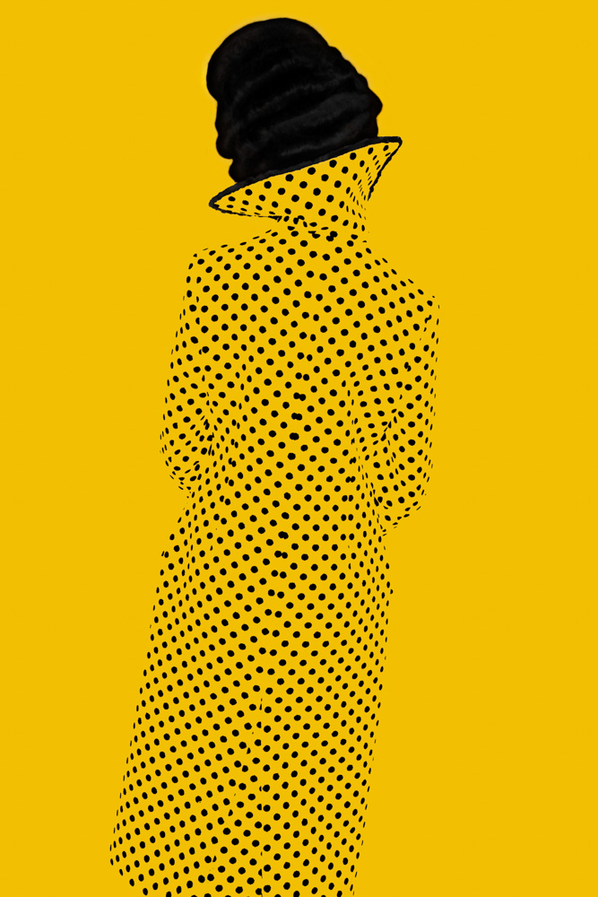 Erik Madigan Heck, Without a Face (Yellow), 2013; chromogenic print.