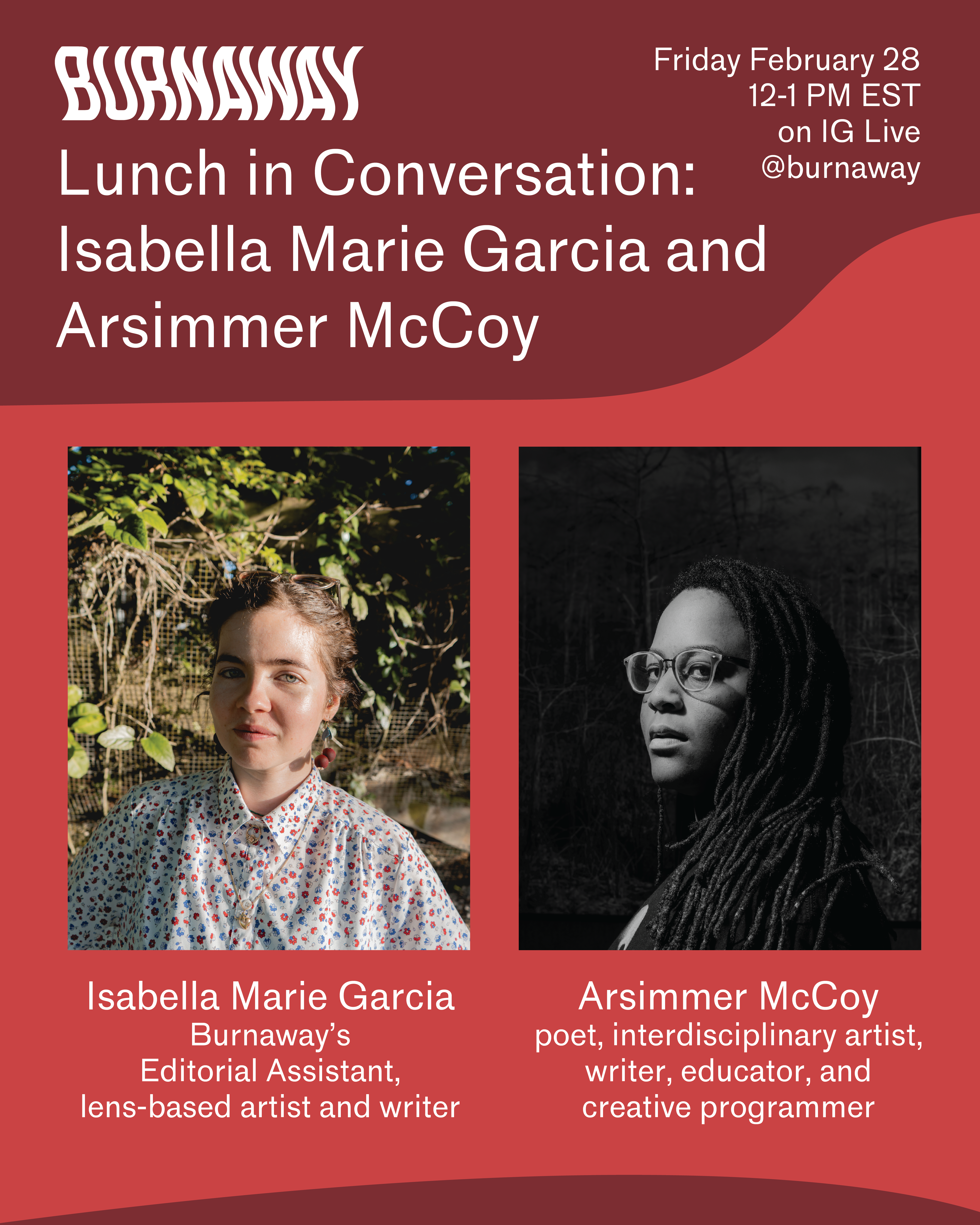 Lunch in Conversation: Isabella Marie Garcia and Arsimmer McCoy